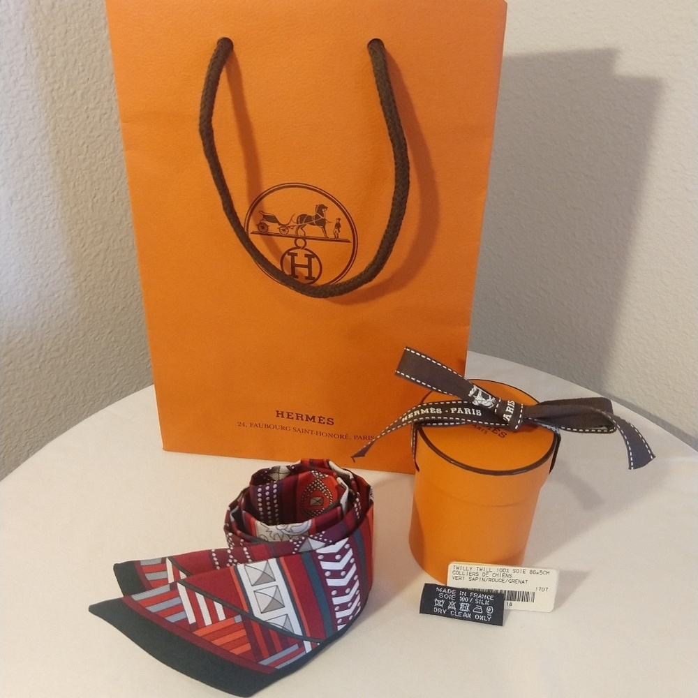 Hermes Colliers de Chiens Twilly (Full Set)